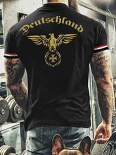 Herren Deutschland Reichs adler Kranz Pullover T-Shirt